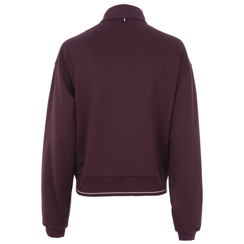 Cavallo Eiske Ladies 1/4 Zip Sweatshirt - Red Wine-1